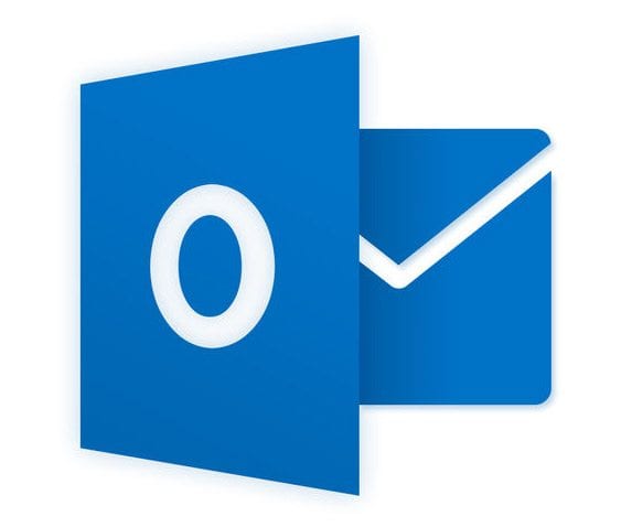 Blue Microsoft Outlook Envelope Icon